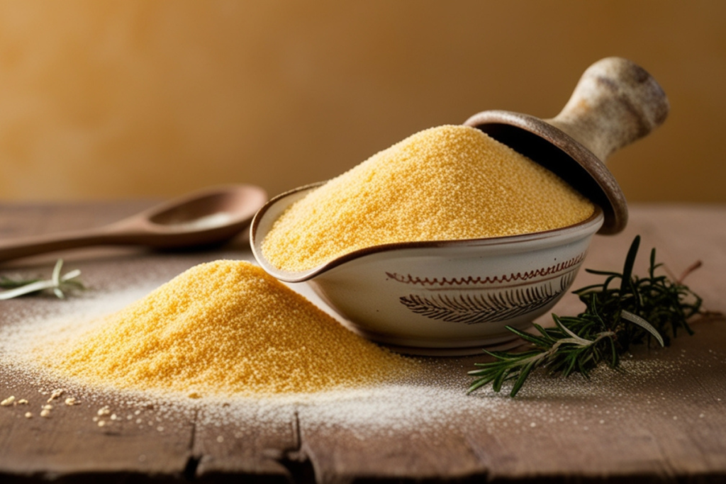 What is semolina in a recipe?