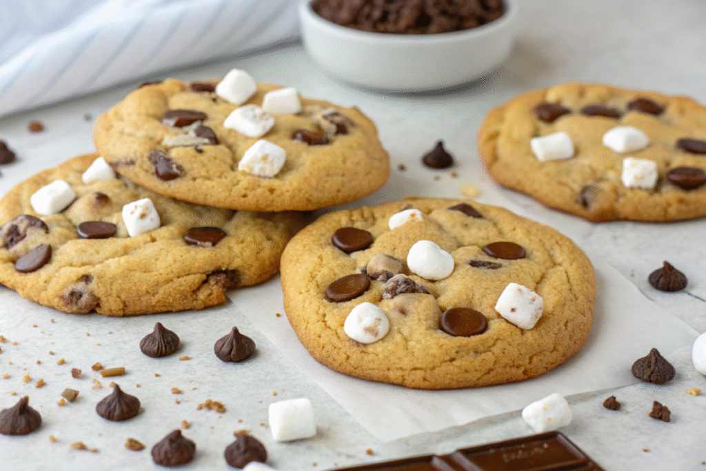 Chocolate Chip Marshmallow Cookies Recipe