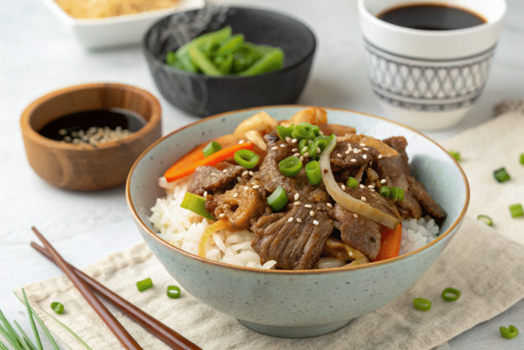 Yoshinoya Beef Bowl Recipe