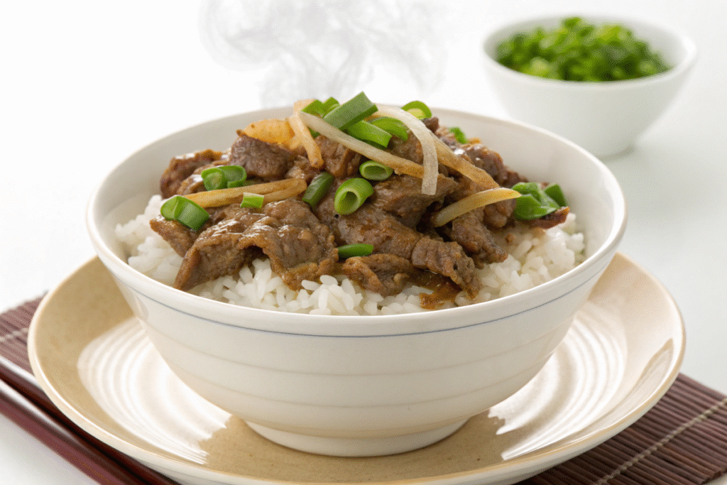 Yoshinoya Beef Bowl Recipe