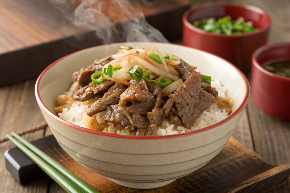 Yoshinoya Beef Bowl Recipe